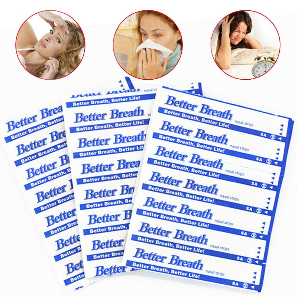 50-500Pcs Breathe Nasal Strips Snoring Anti Snoring Strips Health Care Pink Iolaus