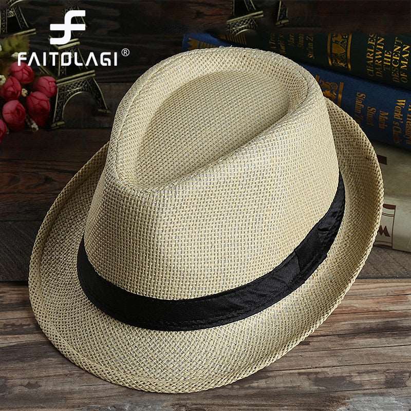 Fashion Men Straw Hat For Women Summer Trendy Beach Sun Hats Solid AliExpress