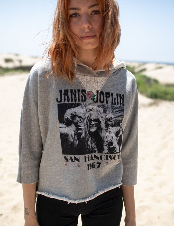 Janis Joplin Hoodie Sky Thistle