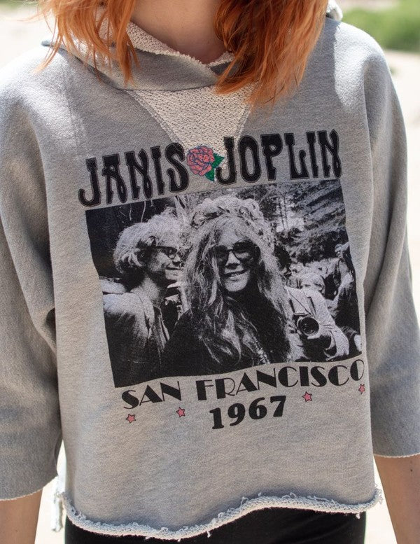 Janis Joplin Hoodie Sky Thistle