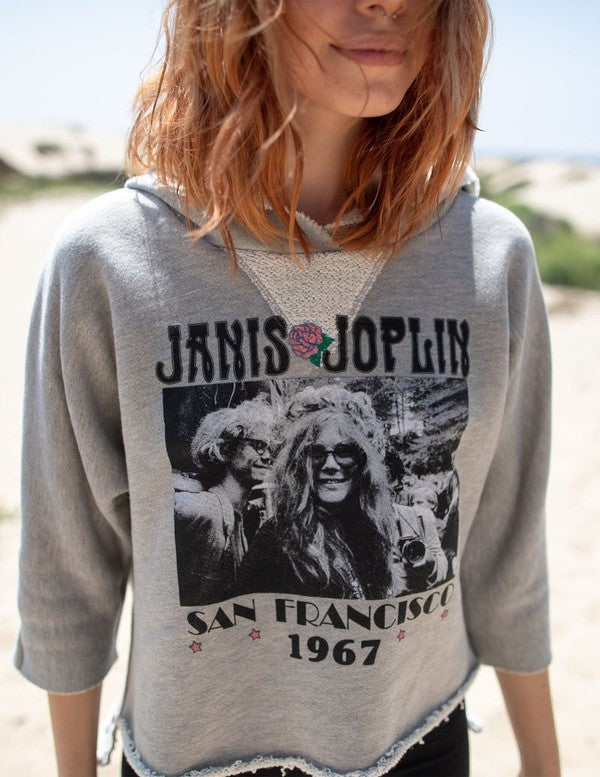 Janis Joplin Hoodie Sky Thistle