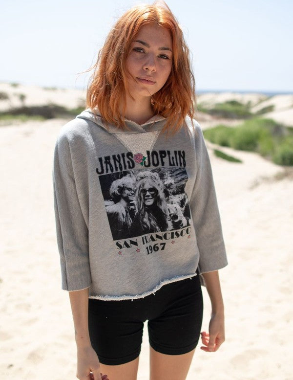 Janis Joplin Hoodie Sky Thistle