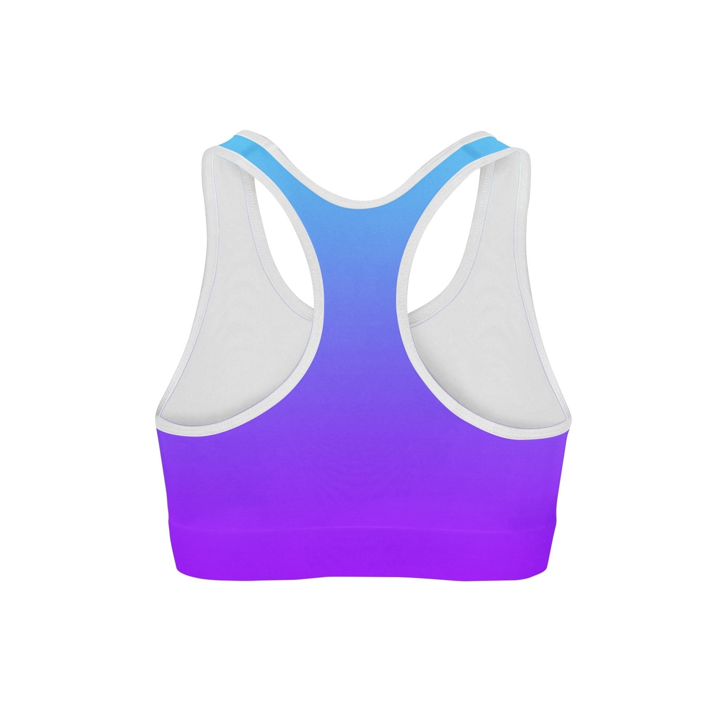 Blue Purple Ombre Sports Bra - Ecombran Limited