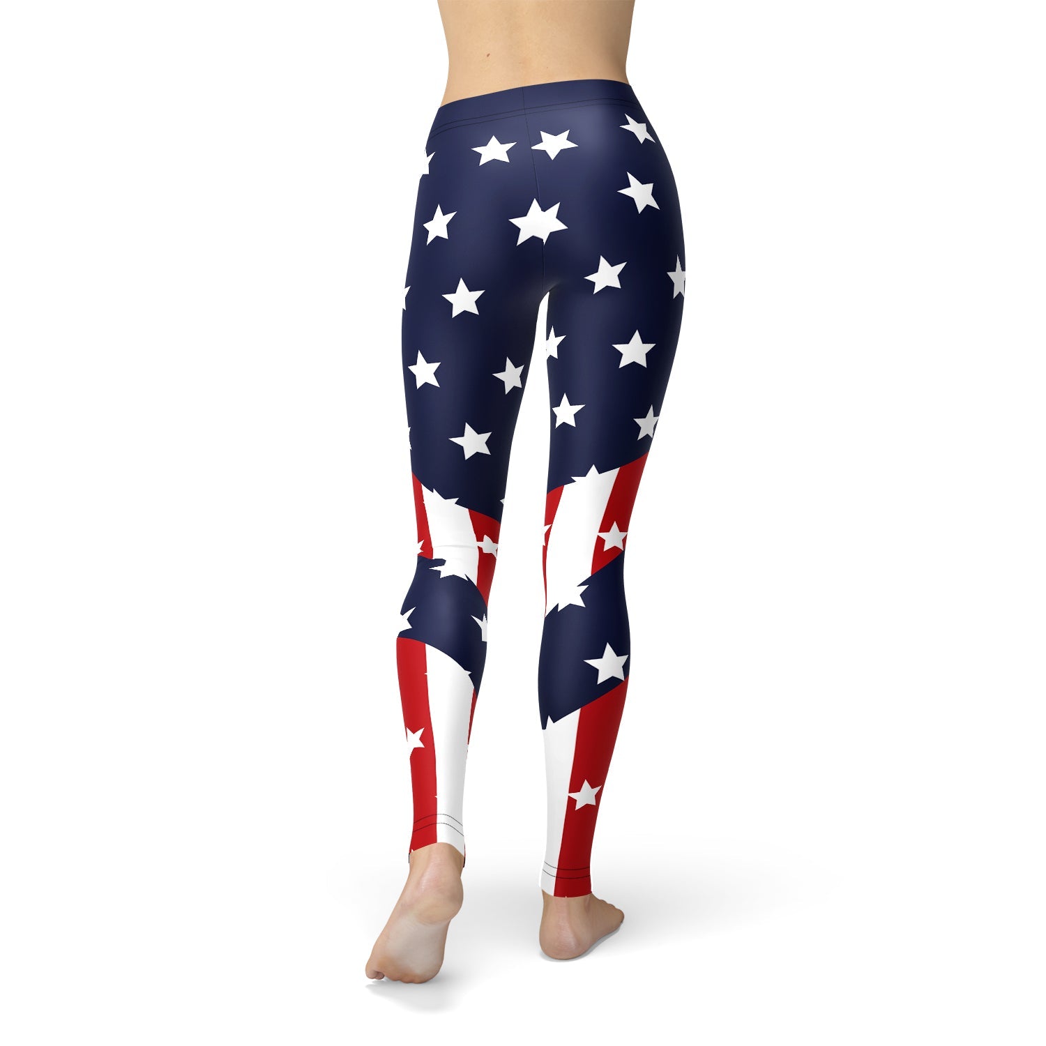 Womens American Flag Leggings - Ecombran Limited